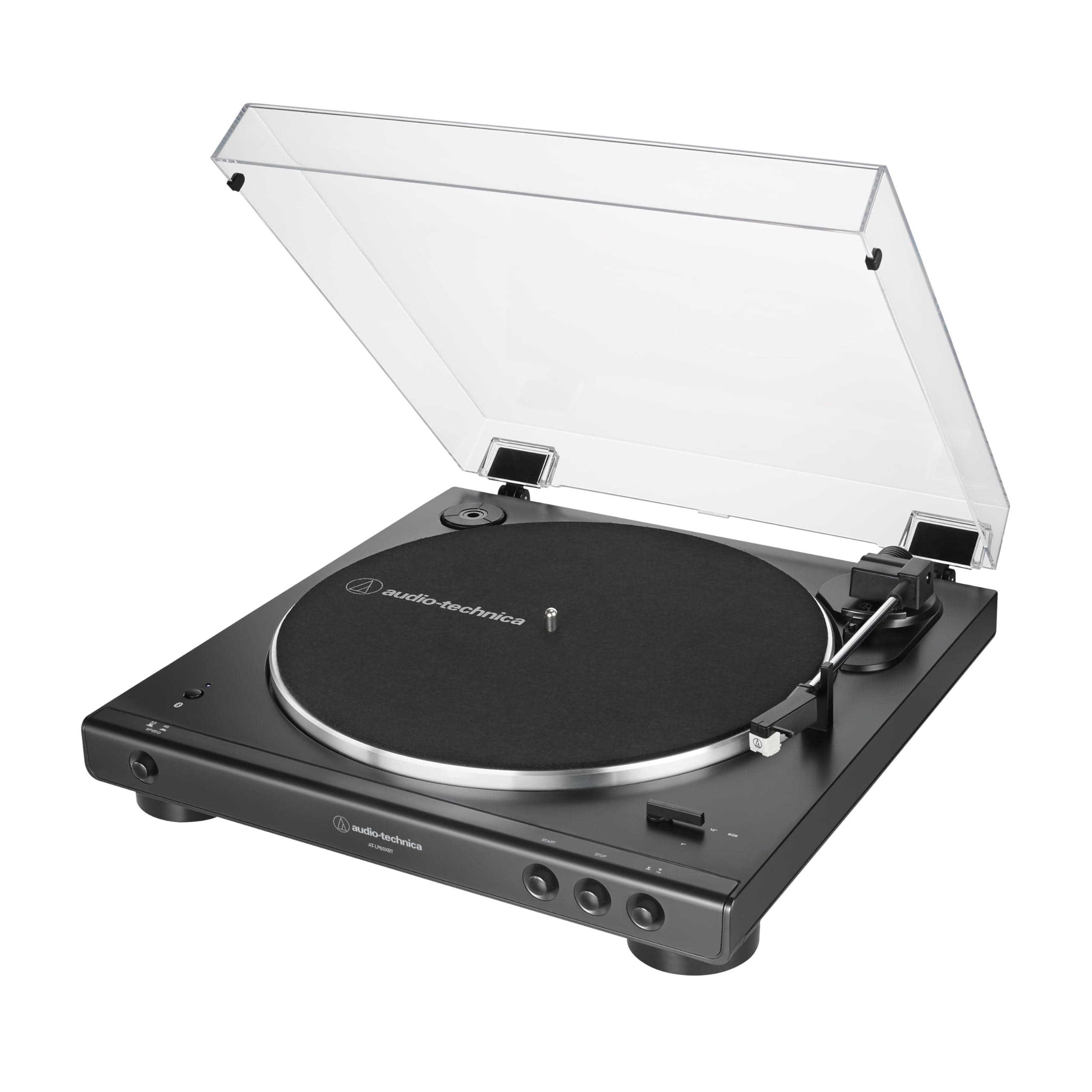 AT-LP60XBT-BK Fully Automatic Belt-Drive Stereo Bluetooth Turntable, Black