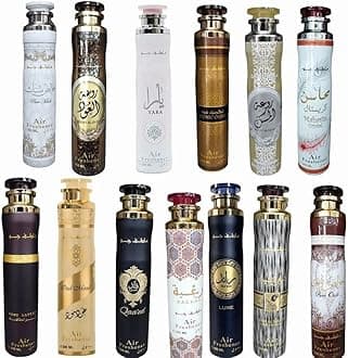 Oud Air Freshener, Luxury Dubai Arabic Room Spray, Long-Lasting Fragrance, 300ml x 1 Pack (24 Carat White Gold)