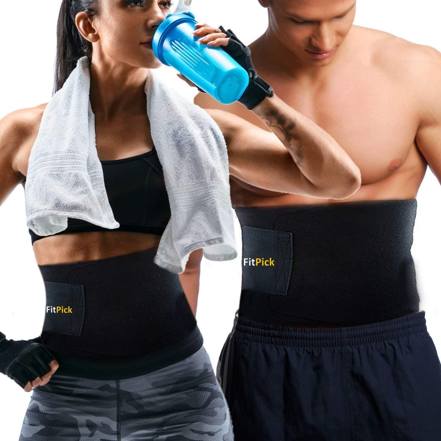 FIT PICK Slimming Belt |Slim belt |Comfortable Soft, Neoprene Material |Improved Helps Effectively For Men and Women