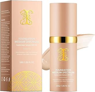 4 in 1 Colour Changing Foundation - Colour Changing Mature Skin Foundation - SPF50 Medium Spectrum Foundation - Full Coverage Skincare, Moisturizing Anti-aging, Universal Shade for All Skin Types