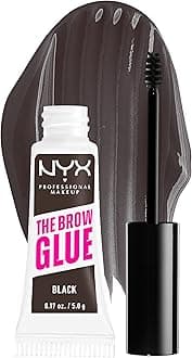 The Brow Glue, Extreme Hold Tinted Eyebrow Gel - Black