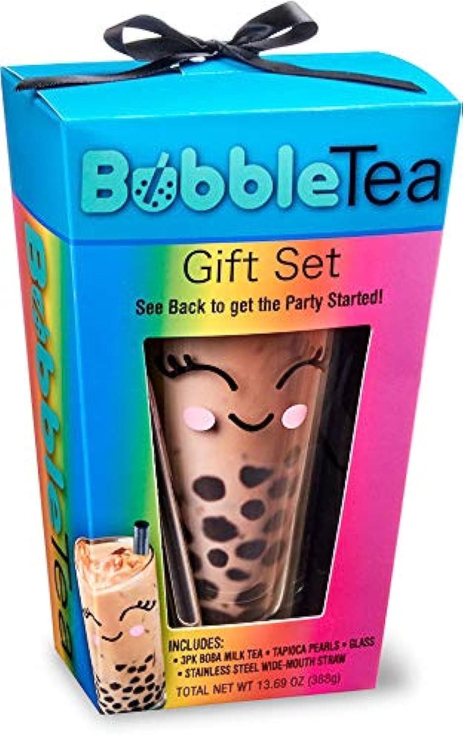 Bay Island Bubble Tea Kit Gift Set, 6 Piece Set