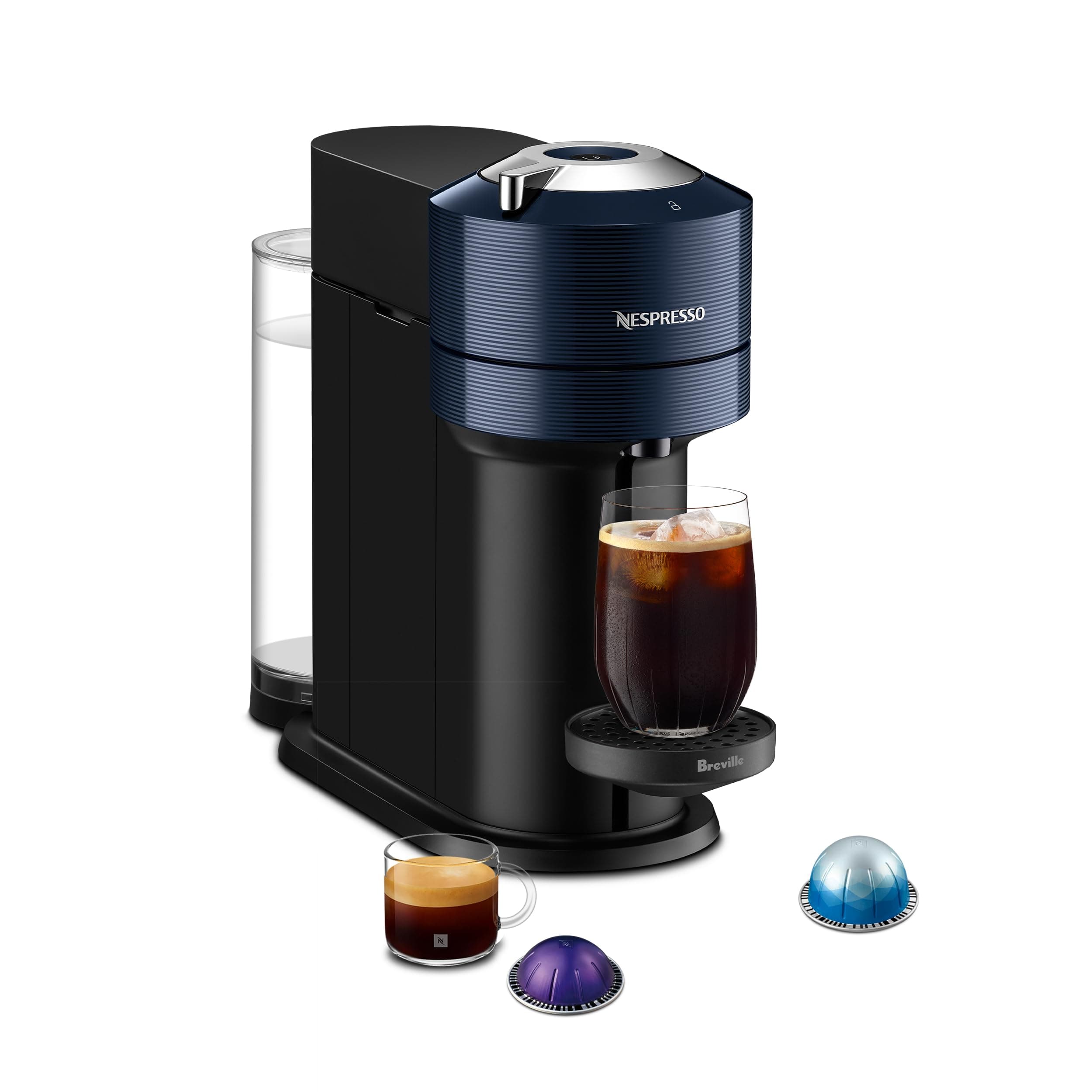 - Vertuo Next Coffee and Espresso Maker by Breville, Navy