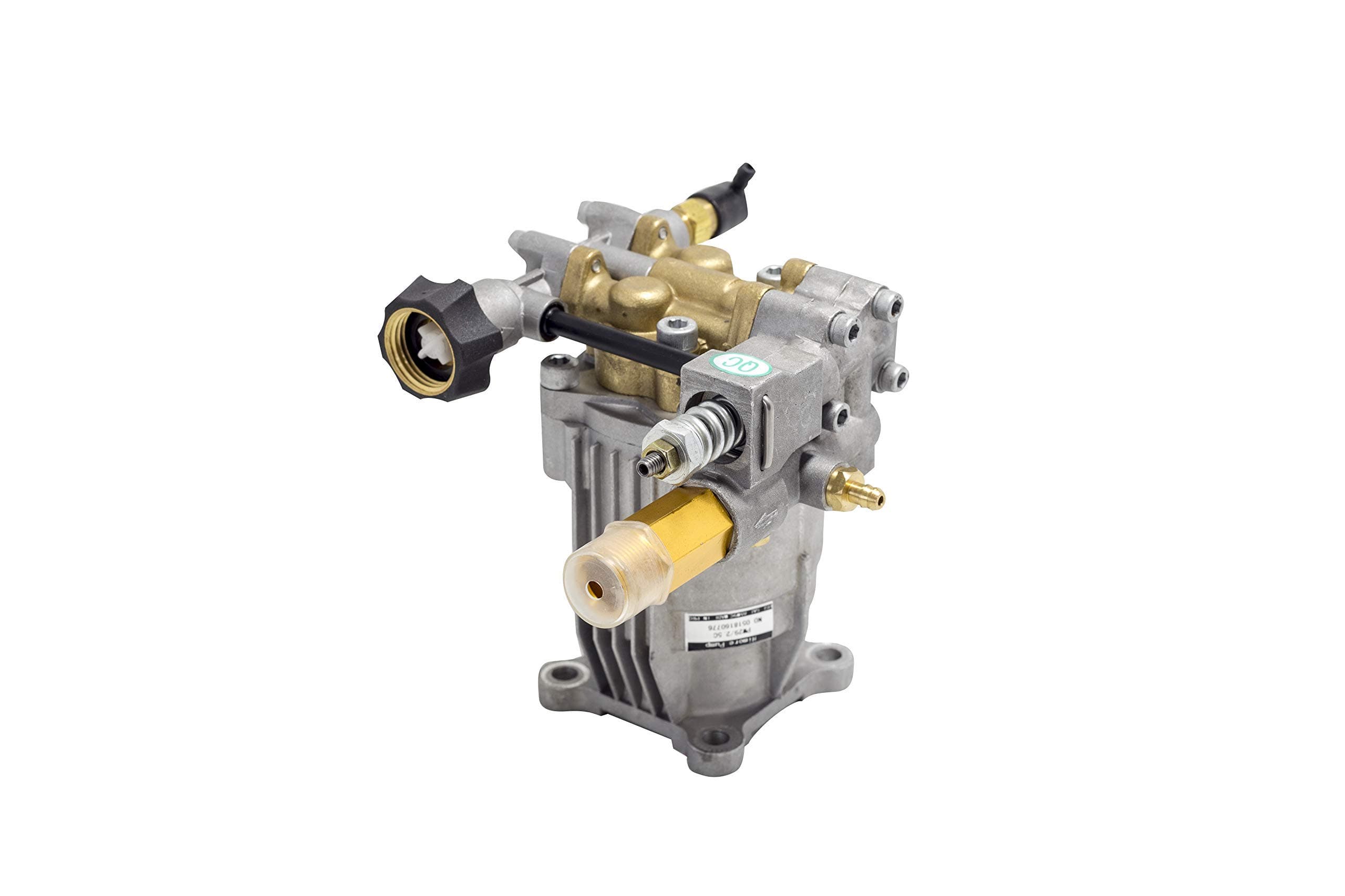 PEGGAS - MAX 3200 PSI - 3/4“ Shaft - Horizontal Pump - 2.5 GPM - Replacement Pressure Washer Pump - Better than OEM - Comes With Oil