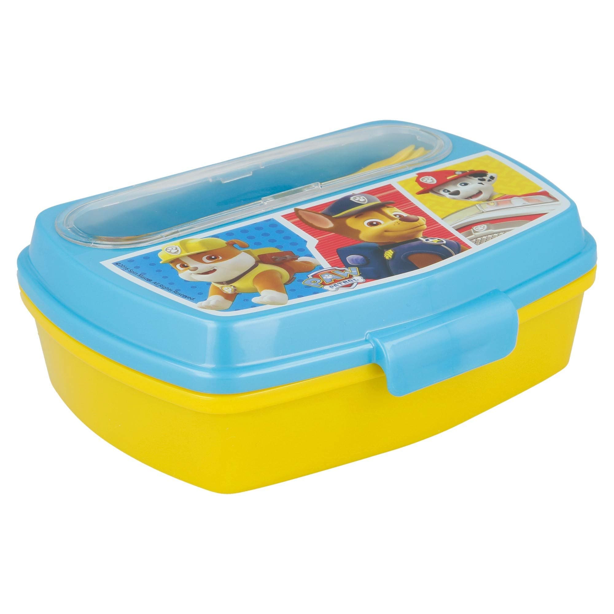Gone Travelling Lunch Box Lunch Canine Patrol Complete Kit + Fork + Spoon Paw Patrol