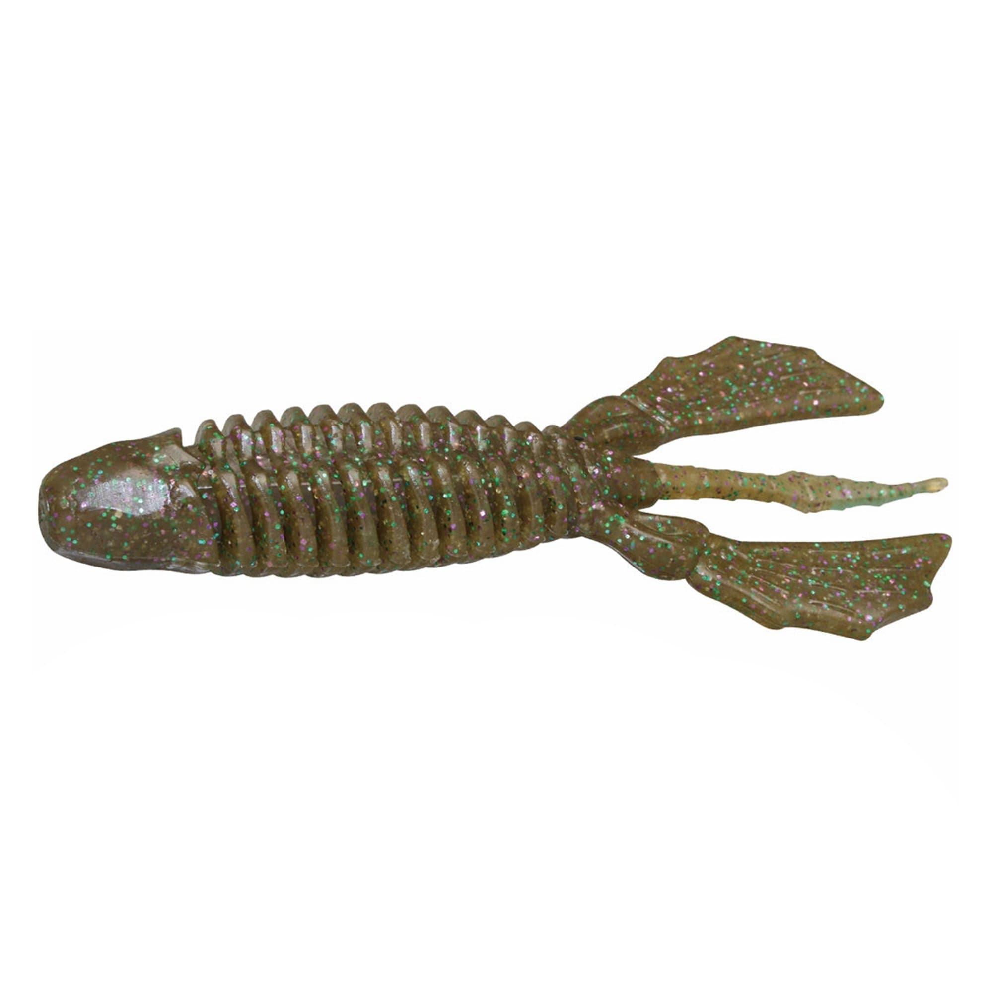 Jackall Lures Archelon Soft Craw Bait Lure, 4 1/2" Body Length, Green Pumpkin Candy, per 5