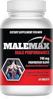 Male Enlargement Pills- Amplify Male Size- Boost Up to 3 Inches Fast- Extend in Length, Engorge in Girth- Stamina Multiplier- 60 Tablets