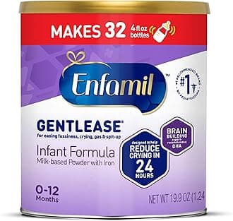 Gentlease Easy to Digest Baby Formula, Brain Supporting DHA, for easing Fussiness, Gas, Crying and Spit-up, 19.9 Oz Can