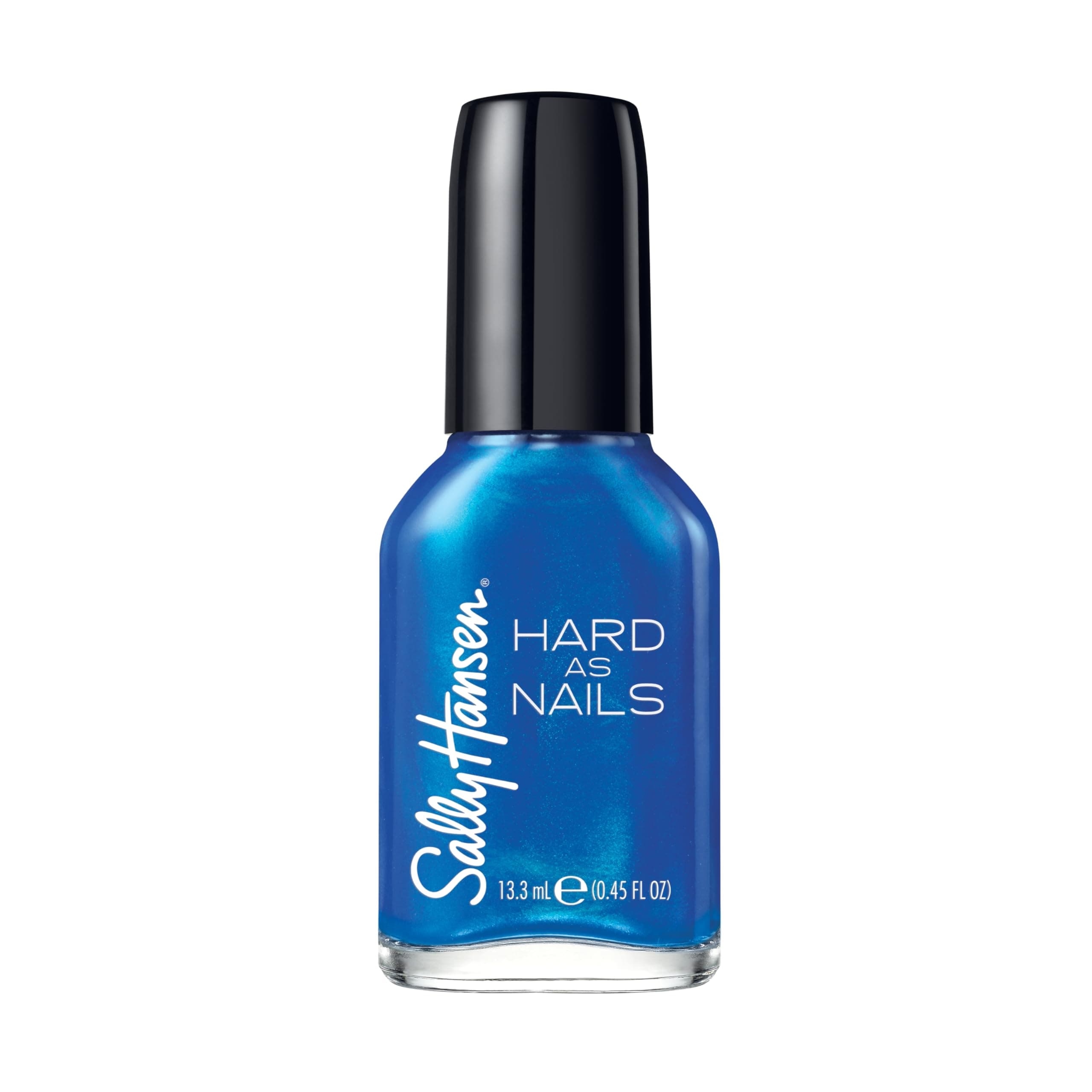 Hard as Nails, Sturdy Sapphire, Long Lasting, Chip Resistant, Semi Opaque, Shiny Blue Nail Polish
