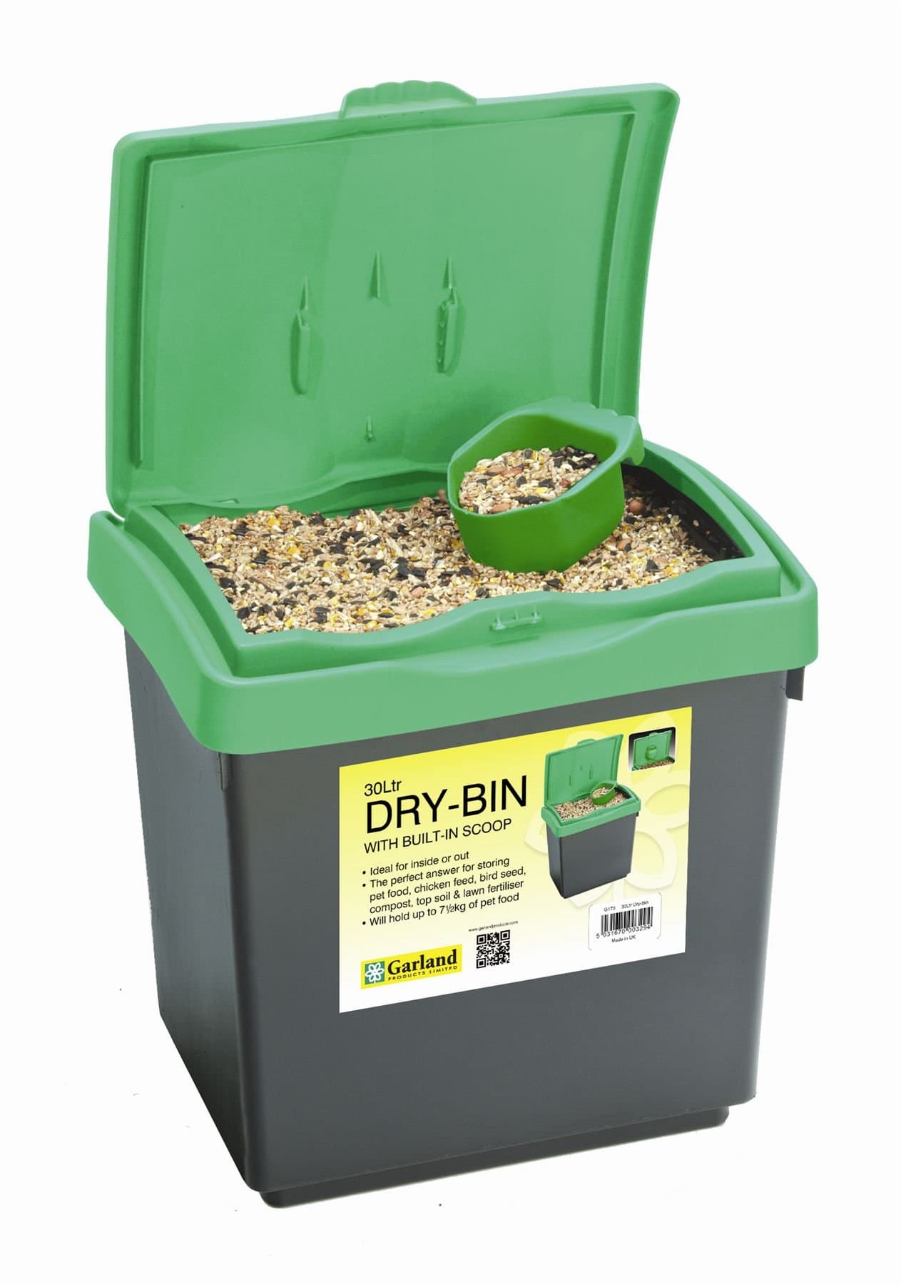 GADINO GP173 Dry-Bin with Lid, 8-Gallon