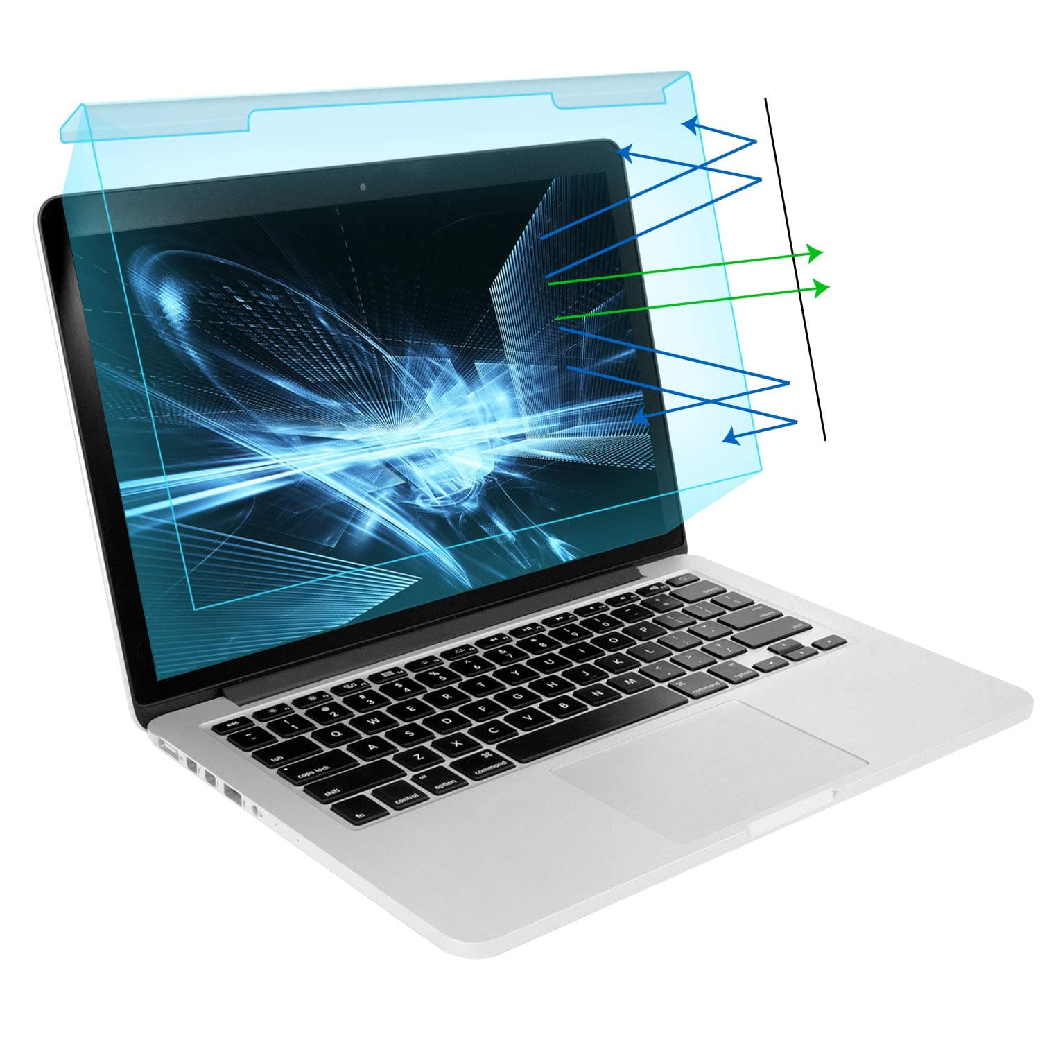 MOSISO13-13.5 inch Laptop Blue Light Blocking Screen Protector Anti-UV Eye Protection Filter Film for Diagonal 13, 13.3, 13.5 inch 16:9 Widescreen Notebook LED Monitor Panel(11.89 x 7.83 inch/L x W)