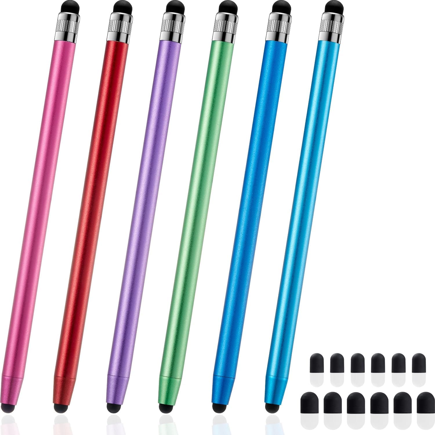 ChaoQ Stylus Pen for Touchscreen, 6pcs High Sensitivity and Precision Stylus Pen for iPad iPhone Android and All Touch Screens