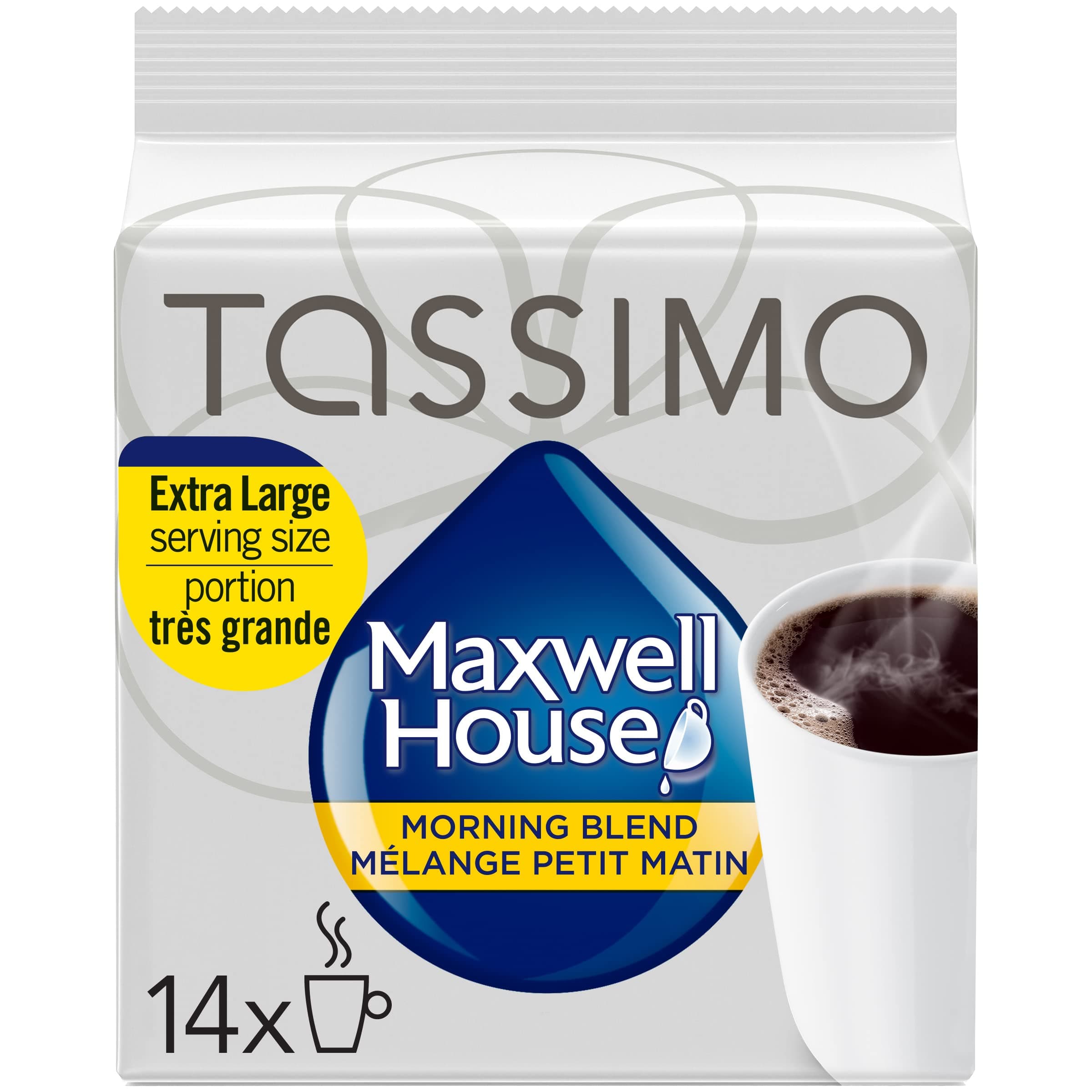 Tassimo Morning Blend Coffee 14 T-Discs 123G Imported from Canada