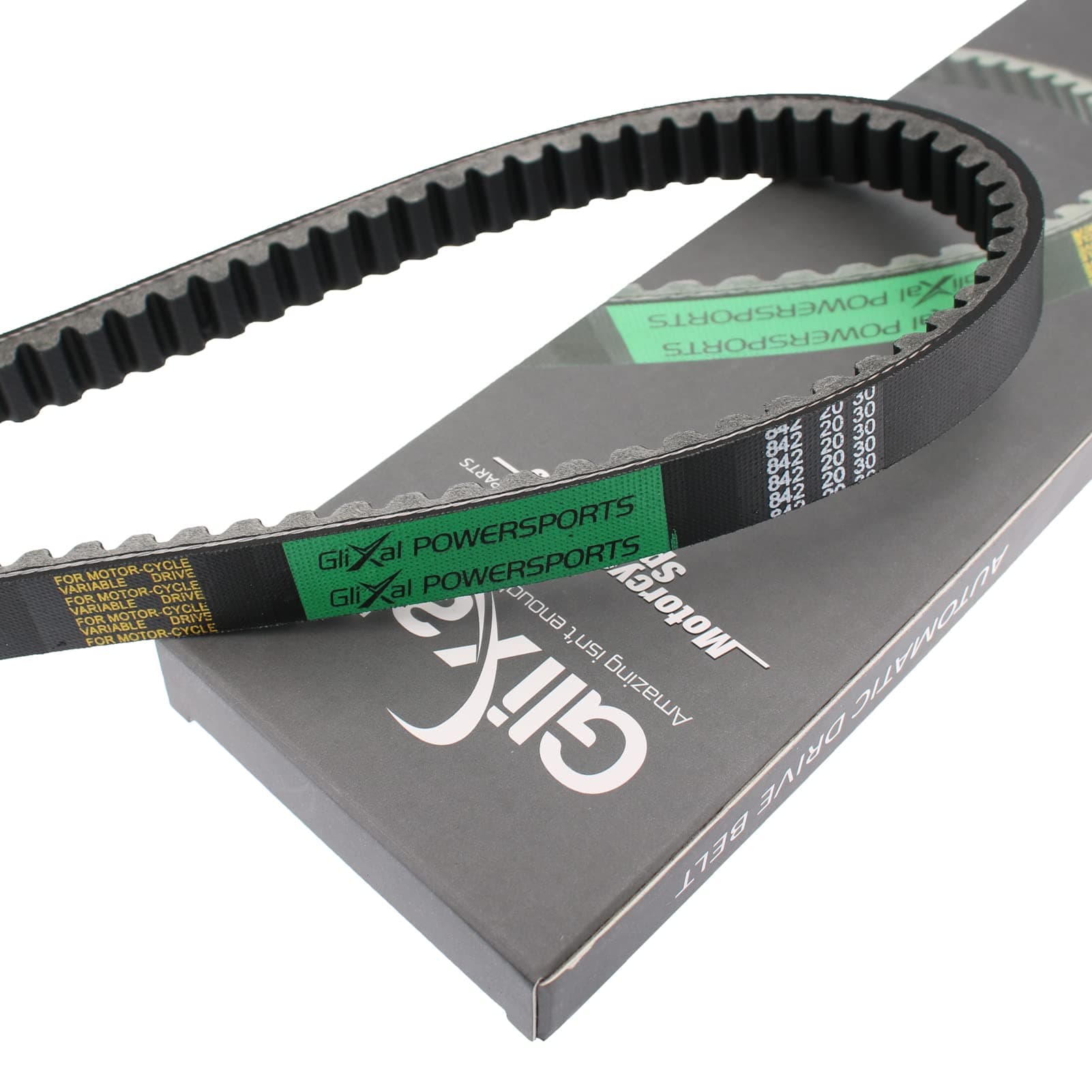 Glixal ATKS-037 842-20-30 Reinforced Racing CVT Drive Belt for GY6 150cc 157QMJ Scooter Moped ATV Go Kart