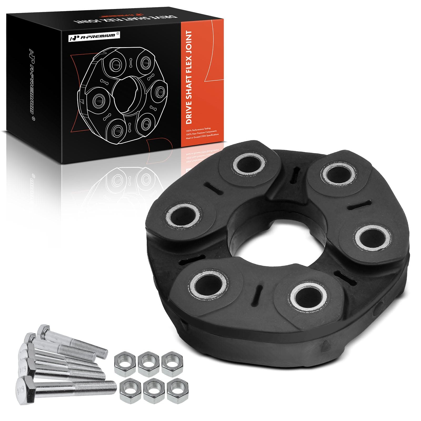 A-Premium Drive Shaft Coupler Flex Joint Propshaft Coupling Compatible with BMW X5 X3 320i 323i 325i 328i 330i 525i 528i 530i 535i 733i M3 M6 X6 Z3 Z4 Jaguar Volvo Rolls-Royce, Replace# 26111209168