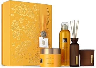 RITUALS Gift Set The Ritual of Mehr Large - Home and Skincare Products Enriched with Sweet Orange and Cedar Wood - Bath Gift Box with Energising Properties
