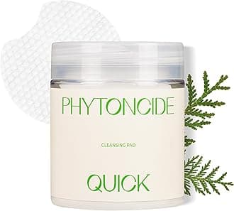 KLAVUU PHYTONCIDE QUICK CLEANSING PAD – Gentle Makeup Remover, Deep Pore Care, Soothing & Moisturizing Formula, Hypoallergenic, Ideal for Sensitive Skin - 100 Count