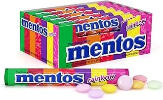 Mentos Rolls, Rainbow, 1.32 Ounce (Pack of 15)