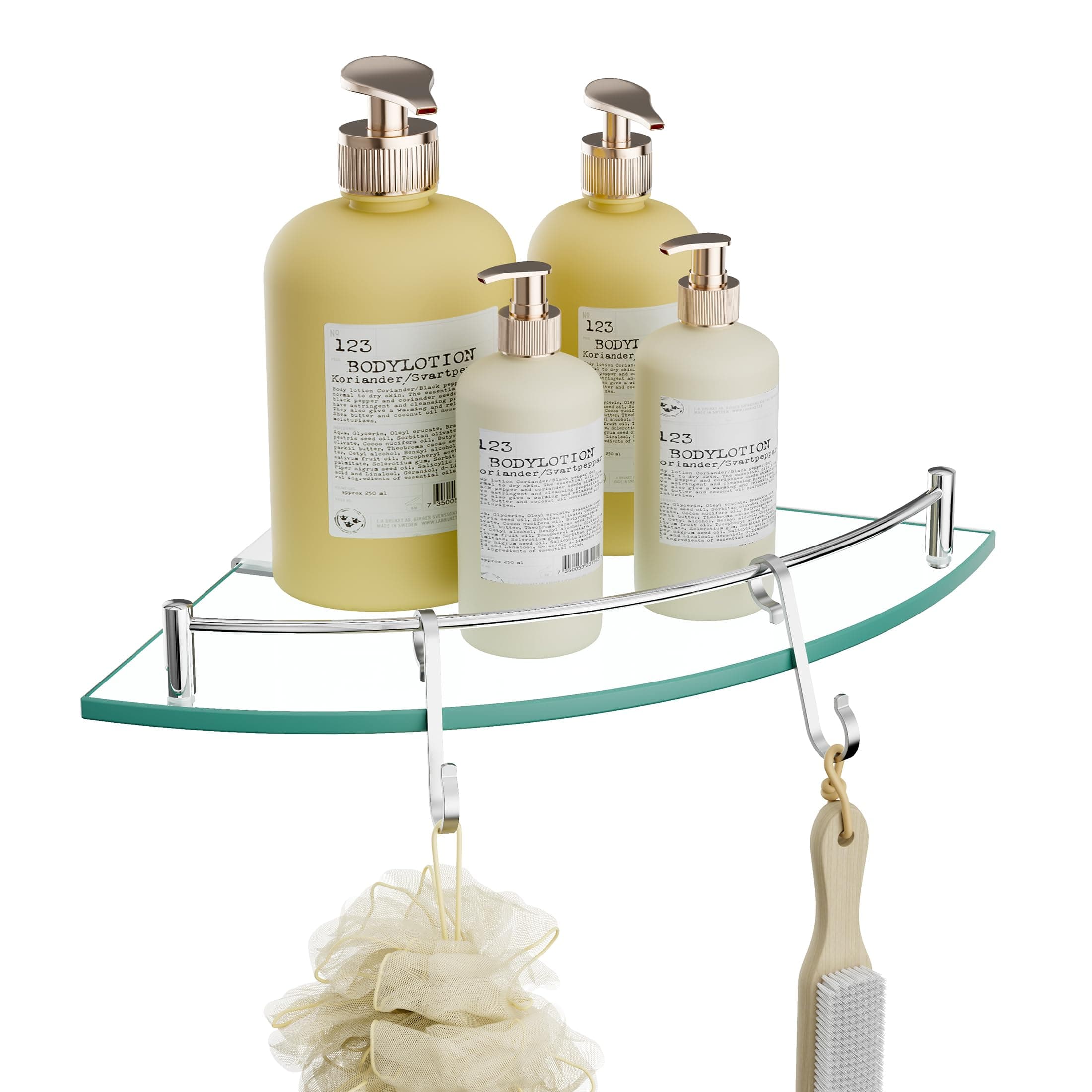 KES Corner Glass Shelf BGS2101A