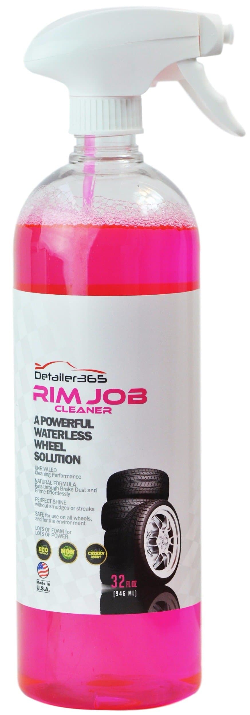 Rim Job Cleaner - Powerful Waterless Wheel Solution Spray 32 fl oz