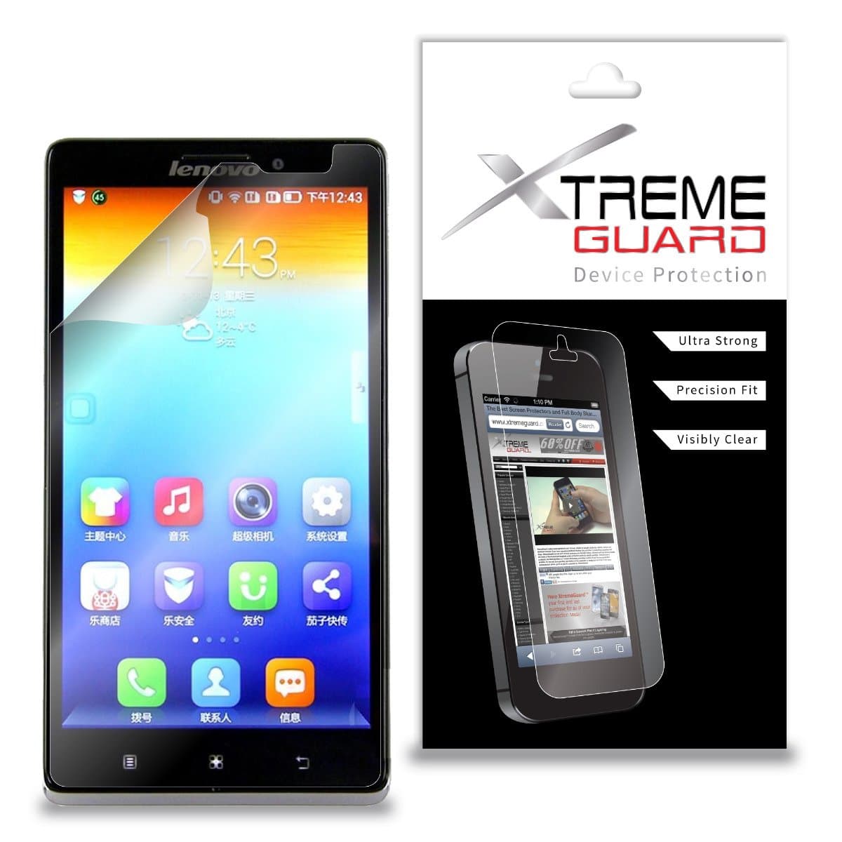 XtremeGuard™ Screen Protector for Lenovo Vibe Z K910 (Ultra Clear)
