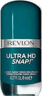 REVLON Ultra HD Snap Nail Color, Natural Rich Glossy Polish, 100% Vegan Formula, No Base or Top Coat Needed, 023 Daredevil, 0.27 fl oz