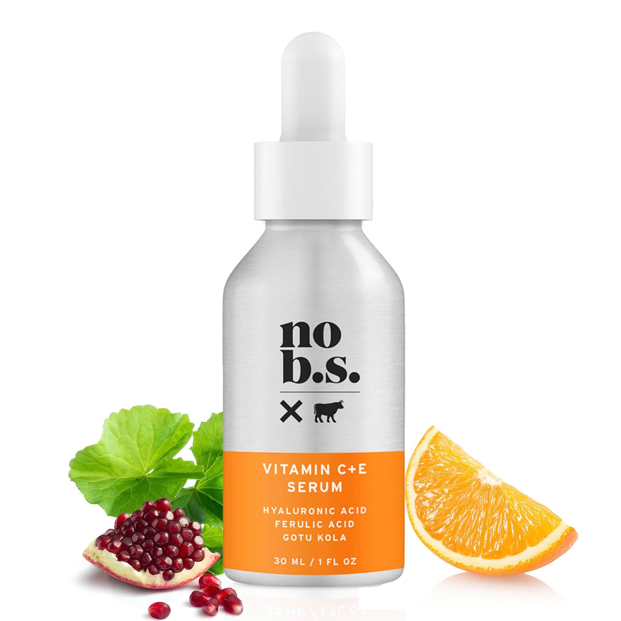 B.S. Vitamin C Serum For Face - Potent & Clean Skin Care. Hype. Fads. Pure C + E with Hyaluronic Acid Serum.