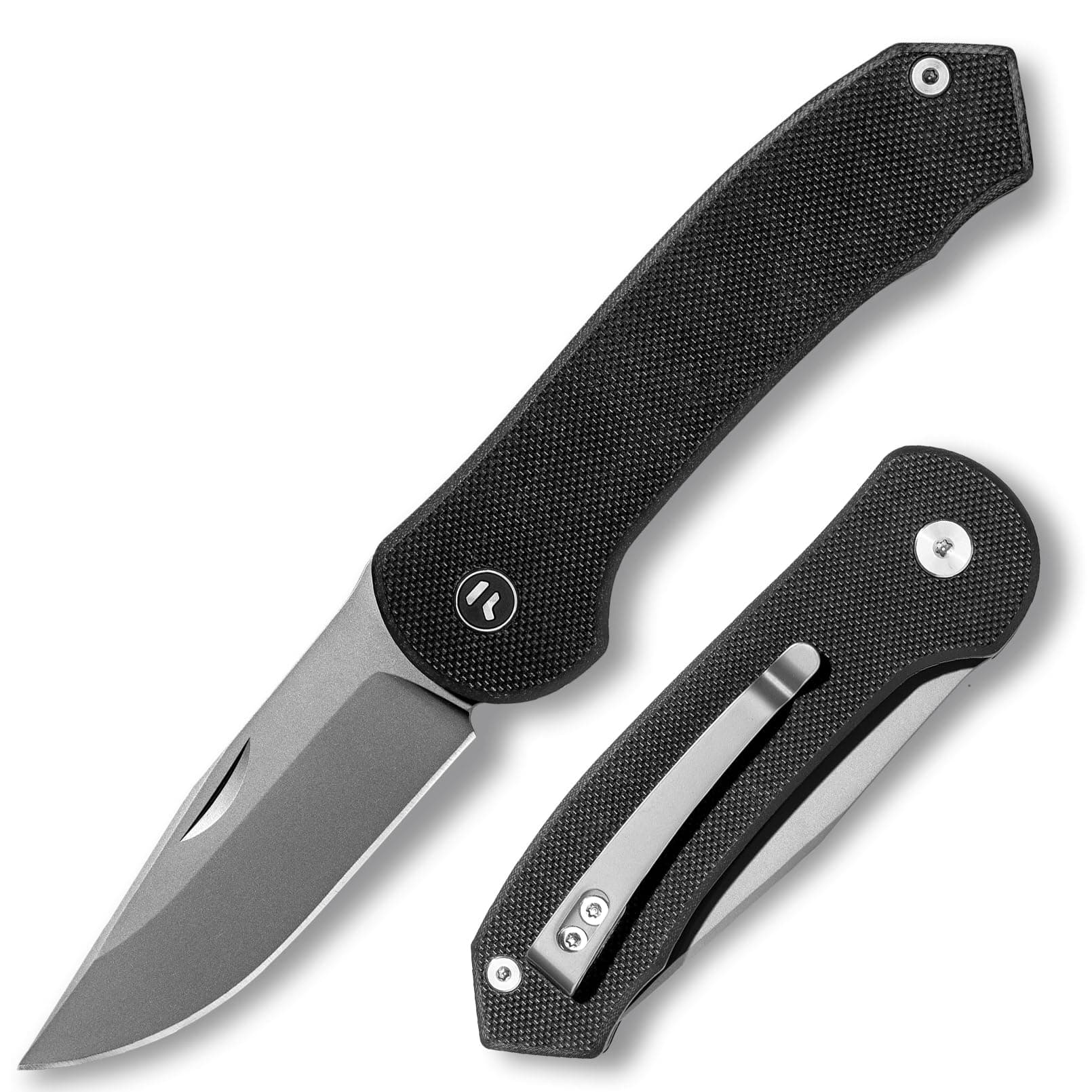 Folding Knife,2.85 Inch Pocket Knife with VG10 Steel Blade and G10 Handle,Sharp Folding Pocket Knife for Men and Women,Camping Knife with Clip for Hunting Survival