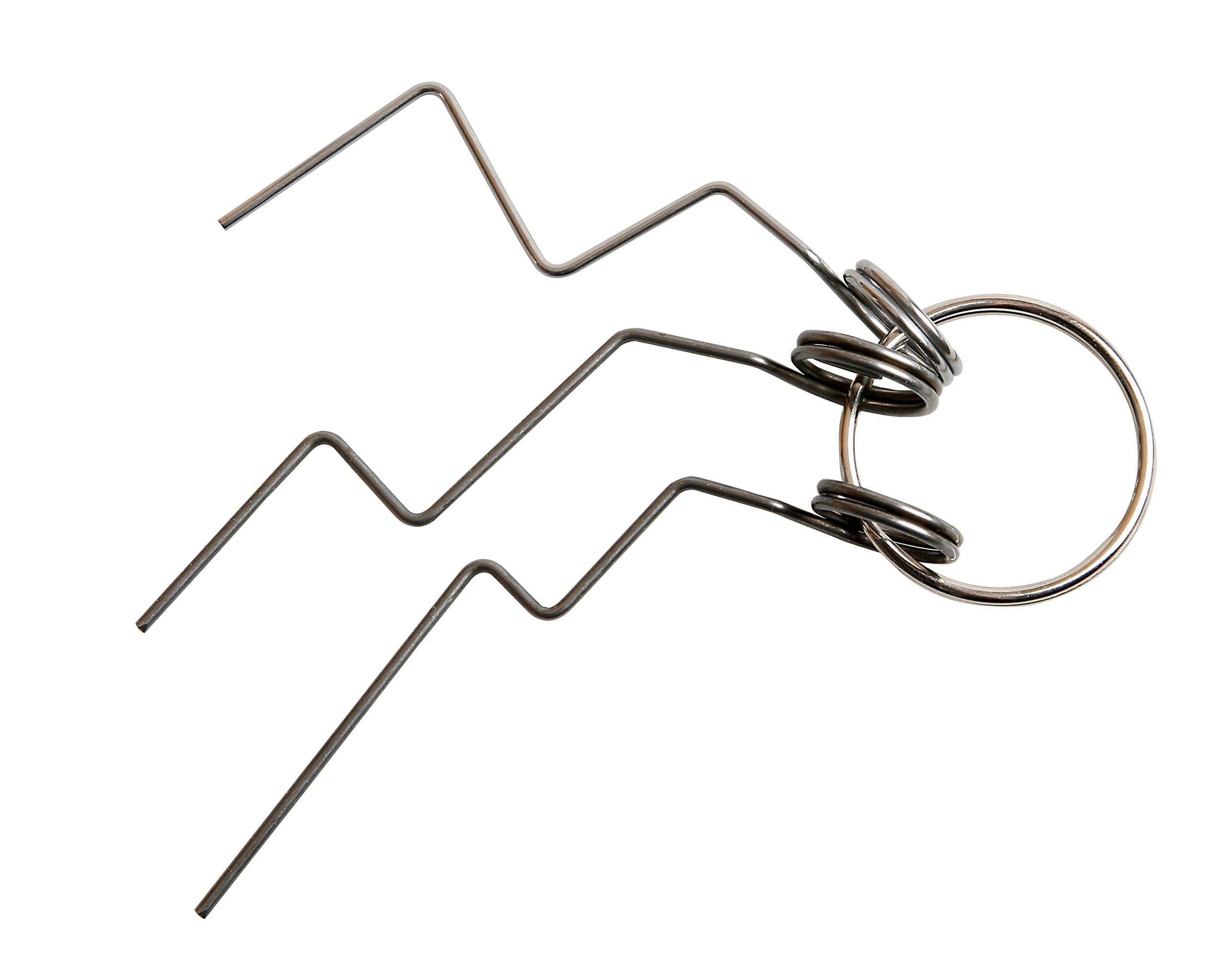 MultipickDoor Trap Opening Needles [4 pieces | Made in Germany] Lock Pick Set - Lock Pick - Lock Picks - Locksmith Tools - Lockpick & Lock Picking Tool - Lock Picking Set - Door Opener