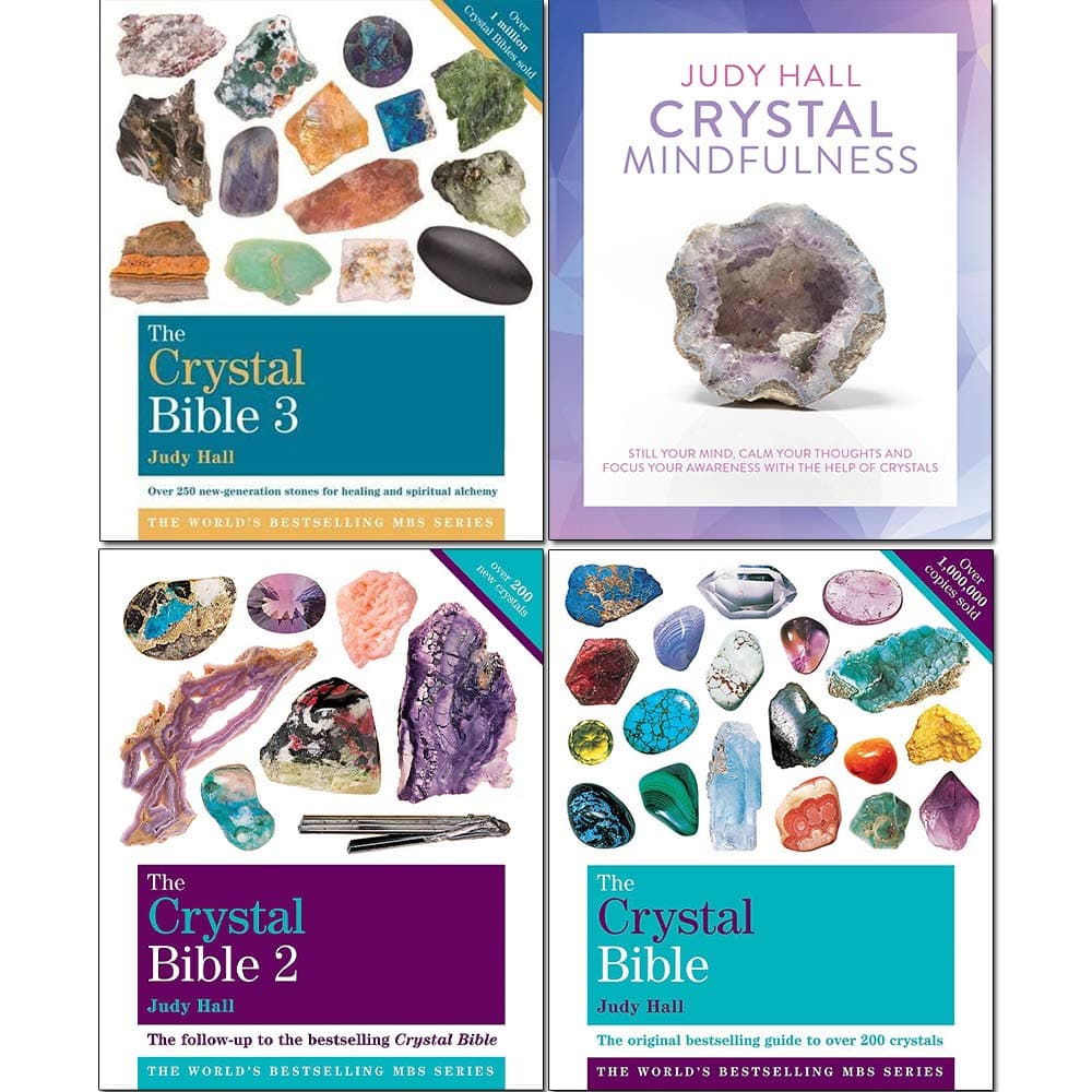 The Crystal Bible Volume 1-3 3 Books Bundle Judy Hall Collection - Godsfield Bibles