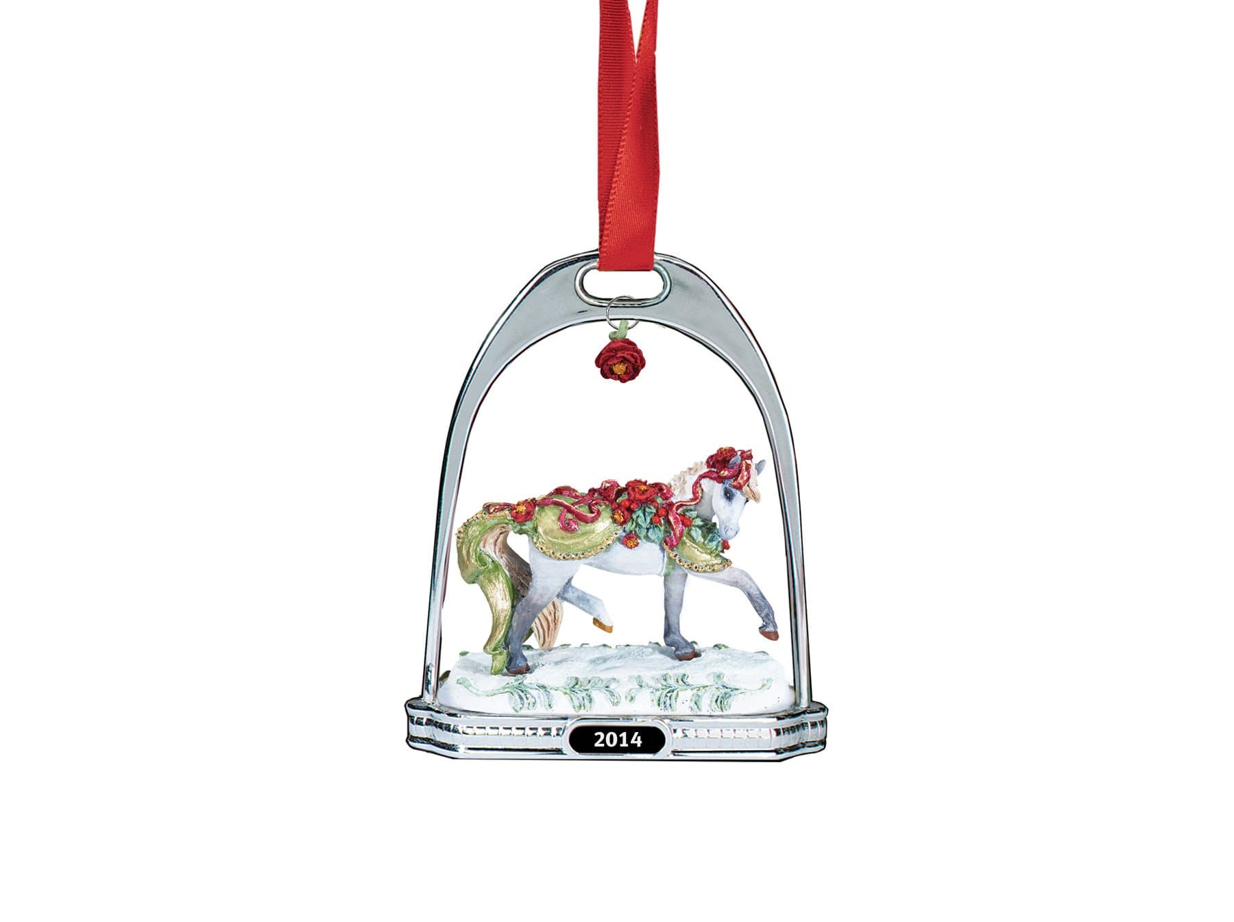 Breyer Bayberry and Roses Stirrup Ornament
