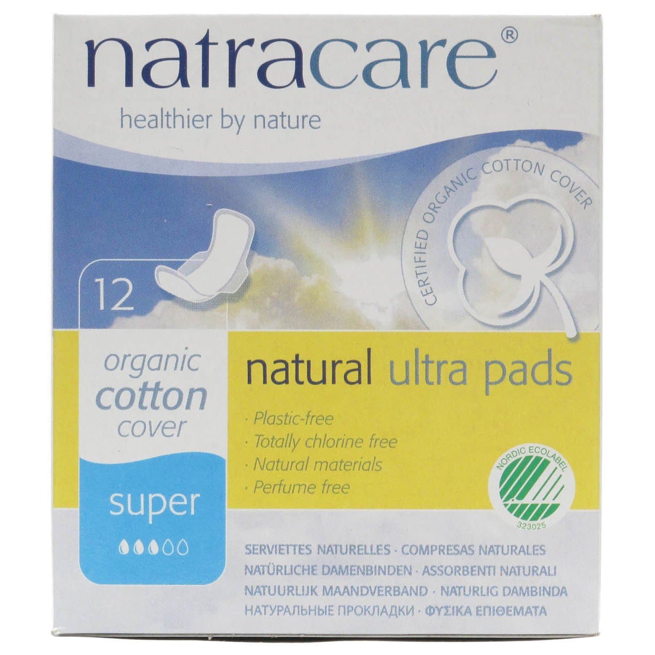 Natural Ultra Pads Super Absorbency with Wings | 1 Pack of 12 Pads