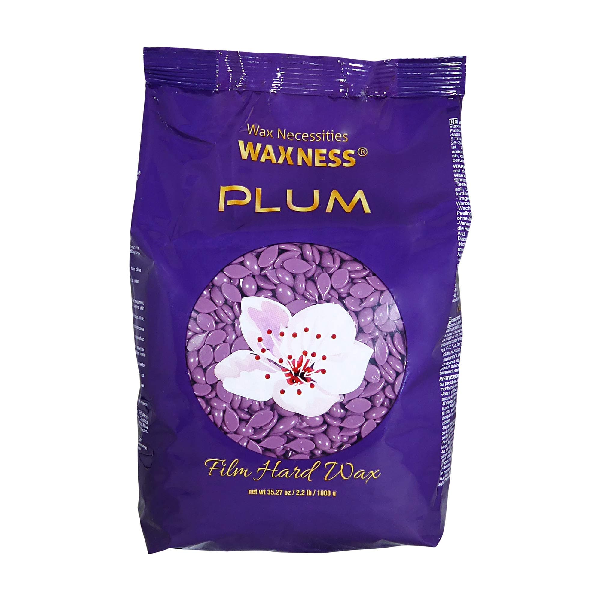 Waxness Hard Wax Beads Plum 2.2 Pound