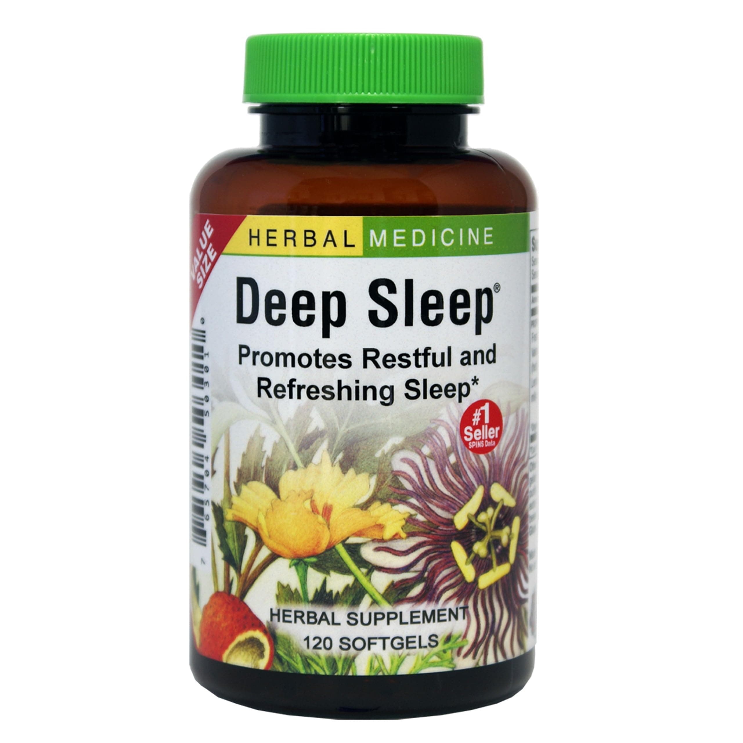 Herbs Etc, Deep Sleep, Alcohol Free, 120 Fast-Acting Softgels