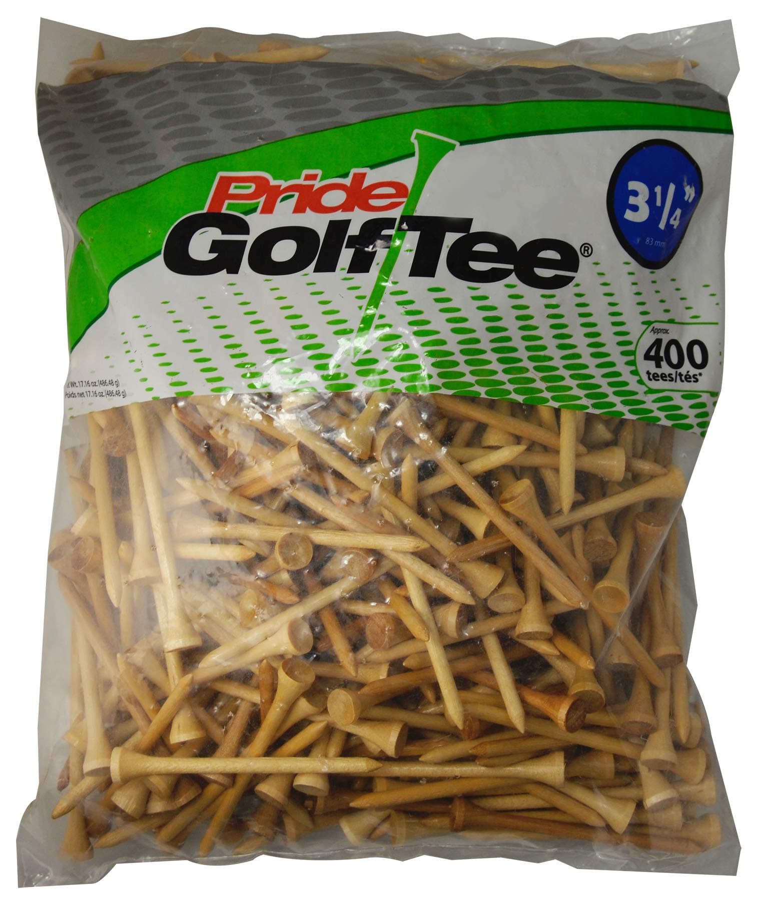 400 Count Deluxe Wooden Golf Tee | 3-1/4"
