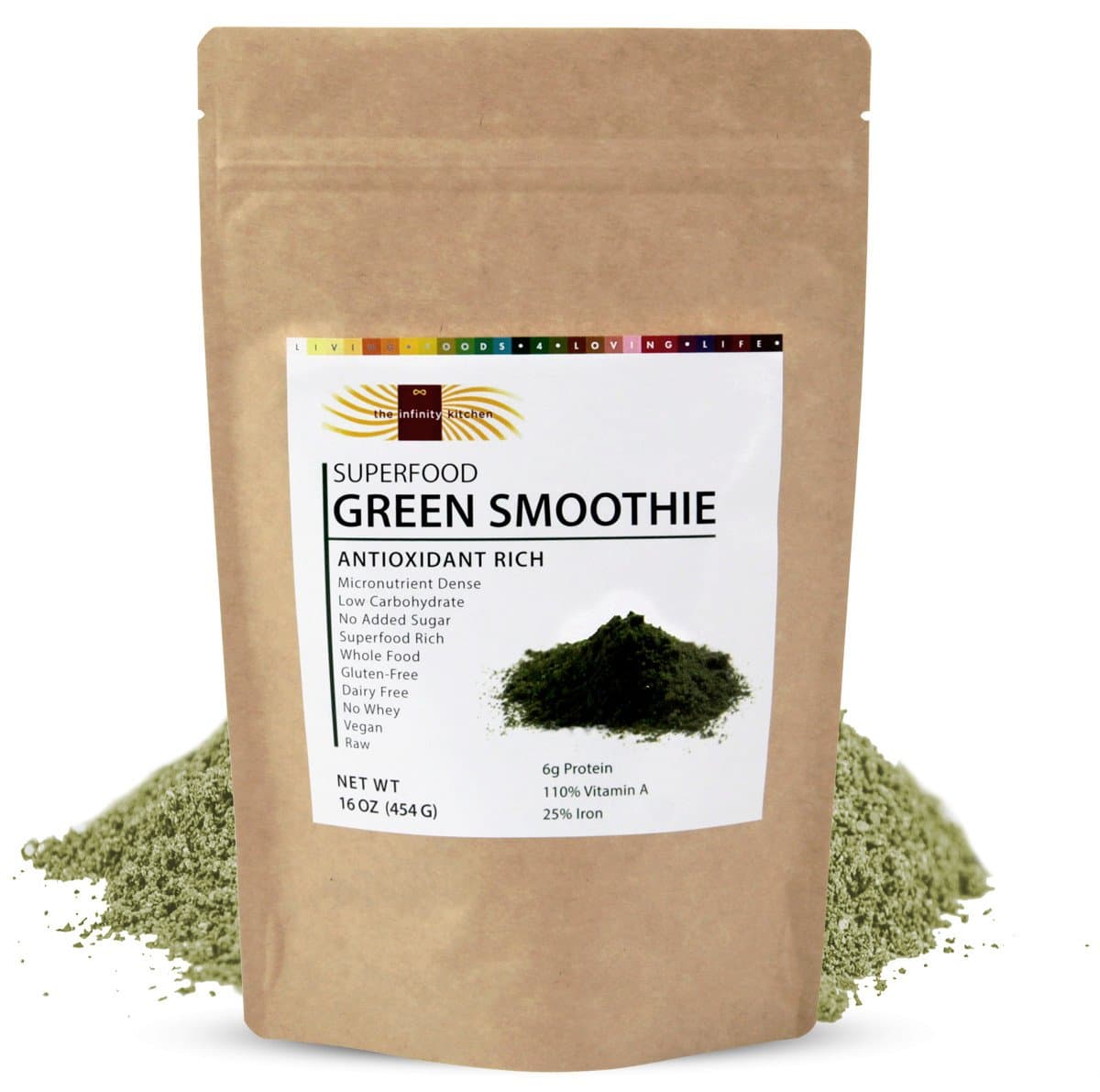 Green Smoothie, Superfood Drink (16oz.)