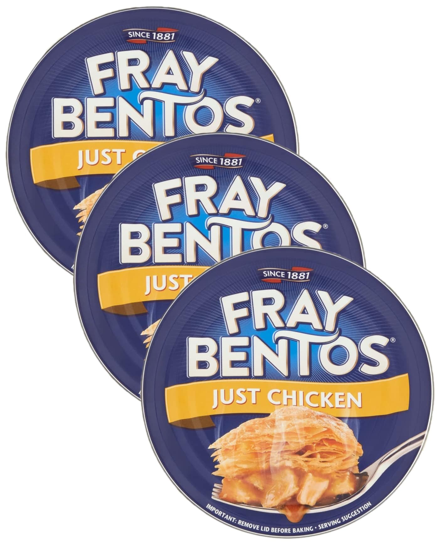 Just Chicken Pie, 425g (Pack of 3)