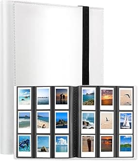 432 Pockets Photo Album for Fujifilm Instax Mini Camera, Polaroid Camera, for Fujifilm Instax Mini 12 11 9 40 99 90 8 7 EVO LIPLAY Instant Camera, Polaroid Snap PIC-300 Z2300 Instant Camera, White