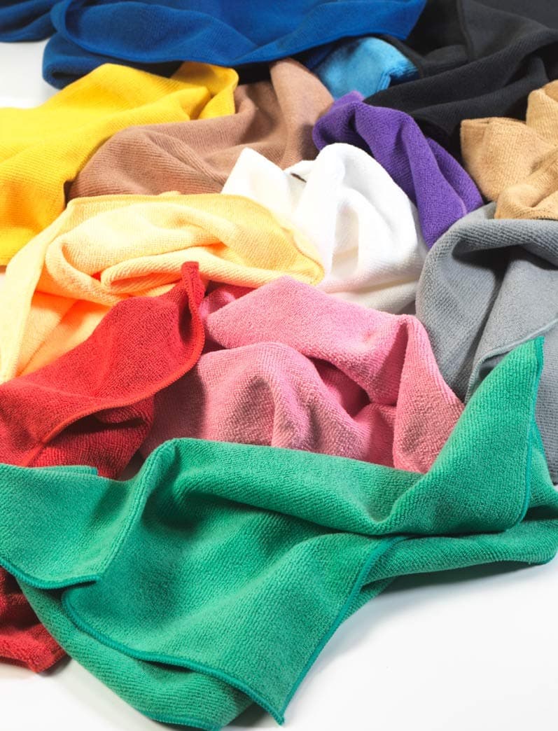 Premium Microfibre Cloth 300gsm 40X40,10Pack, 12 Colour Options, this listing is for Yellow,