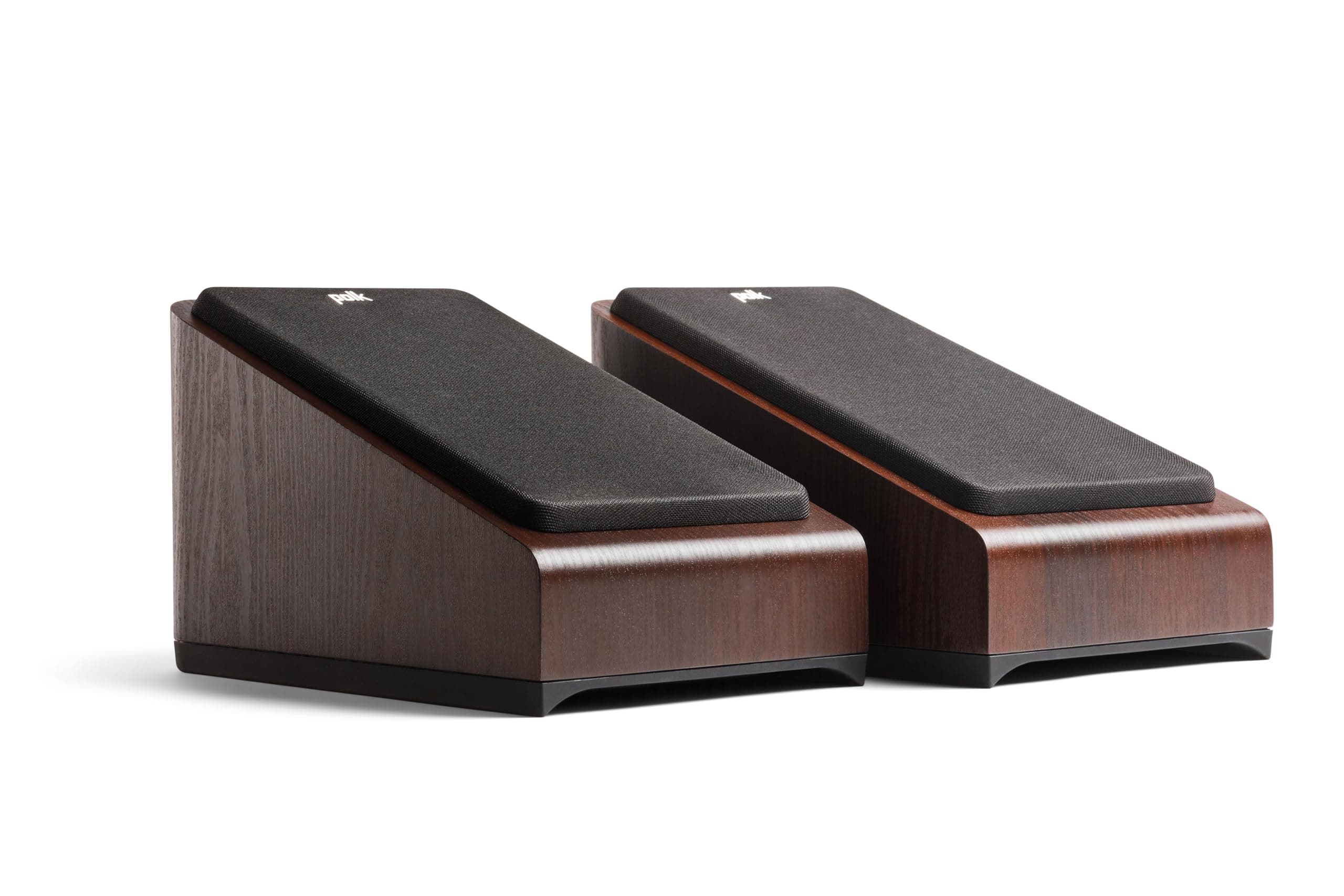 Polk Signature Elite ES90 Height Module Speaker (Pair) for Immersive Overhead Sound, Terylene Dome Tweeter, Mica-Fortified Polypropylene Midrange Woofer, Dolby Atmos, DTS:X, & IMAX Enhanced, Walnut