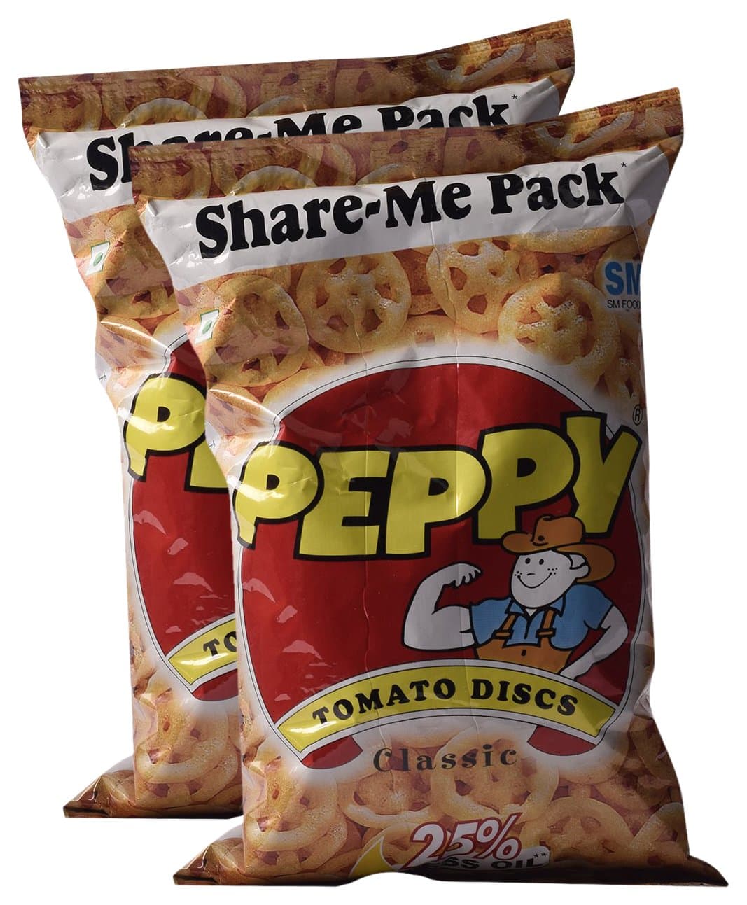 Big Bazaar Combo - Peppy Snacks Tomato Discs Classic, 25g (Buy 1 Get 1, 2 Pieces) Promo Pack