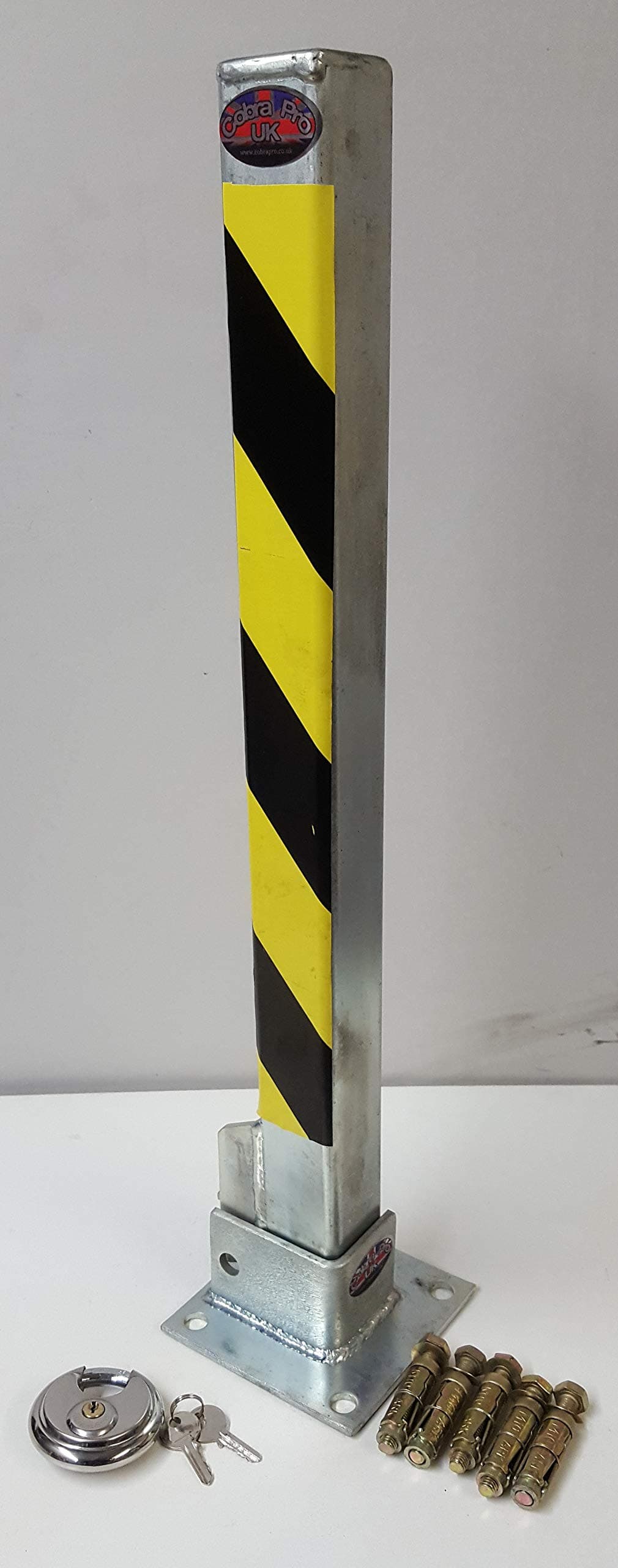 Security Post Bollard Parking Post Heavy Duty Includes Bolts! SP600