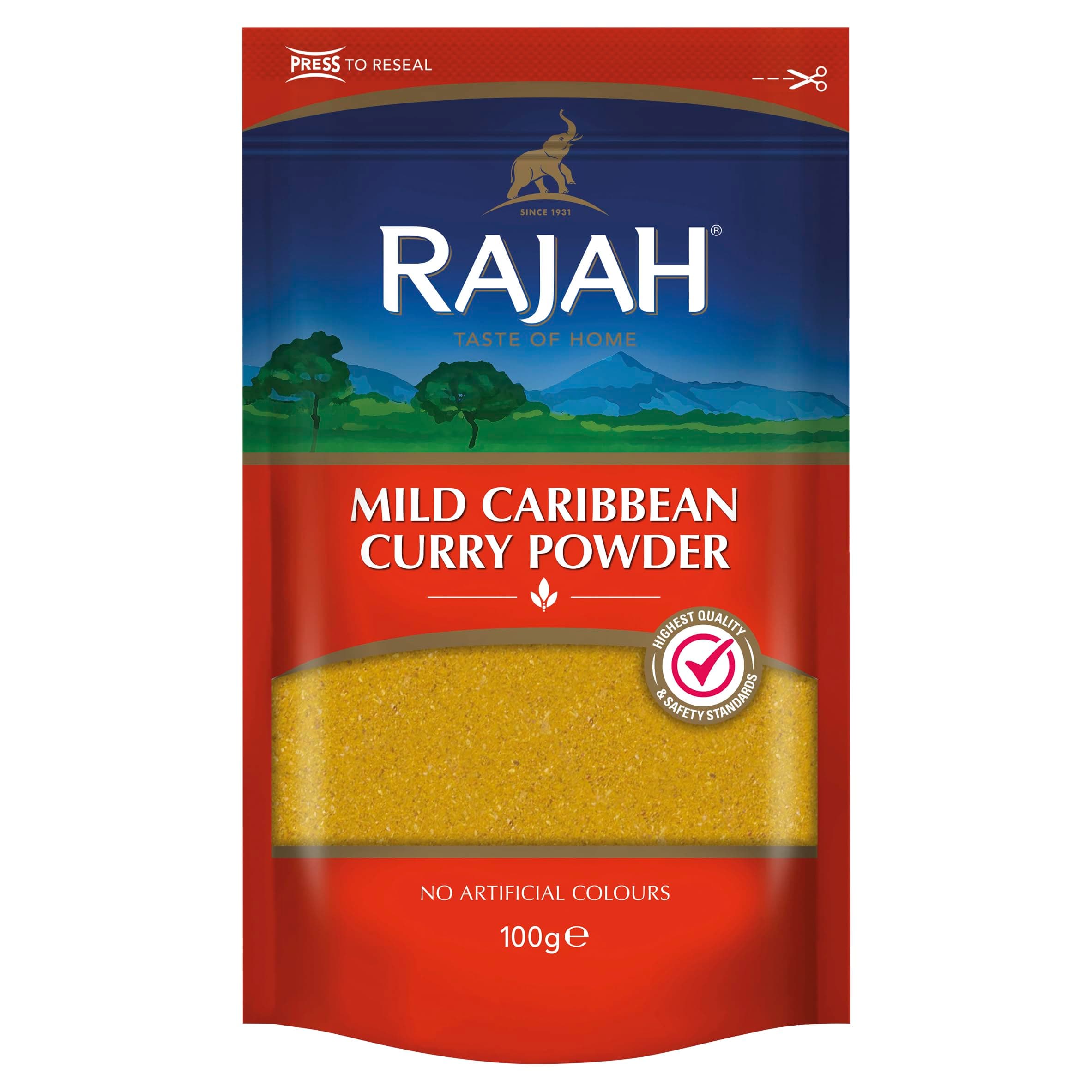 Rajah Caribbean mild Curry Powder 100g
