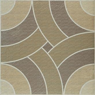 Retro Self Adhesive 12-Inch Vinyl Floor Tiles, 20 Tiles - 12" x 12", Swirl Pattern - Peel & Stick, DIY Flooring for Kitchen, Dining Room, Bedrooms & Bathrooms by Achim Home Decor, Brown