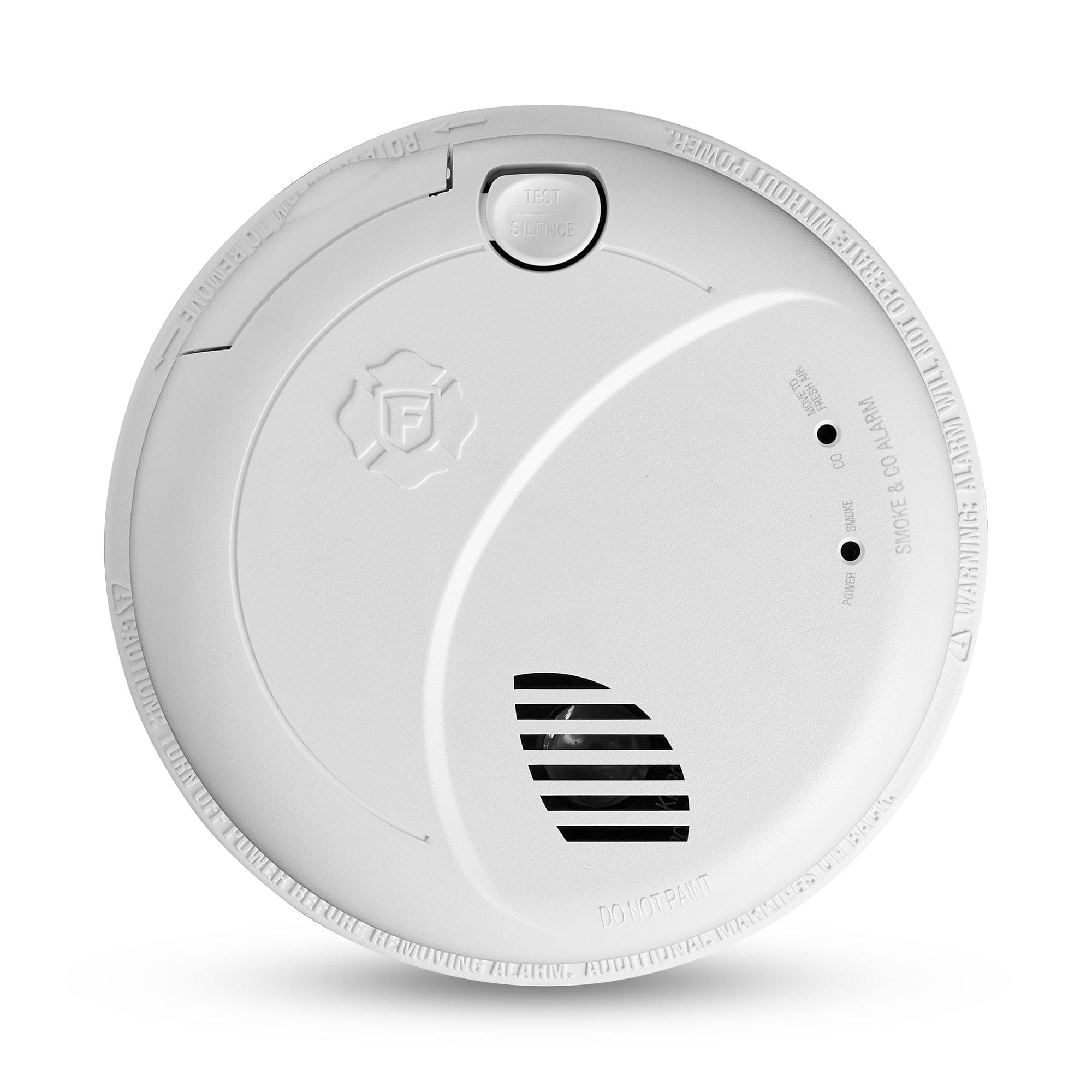 First Alert Combination Smoke & Carbon Monoxide Alarm, Interconnect Hardwire Detector with Battery Backup and Voice & Location Alerts, SMCO100V-AC, 1-Pack