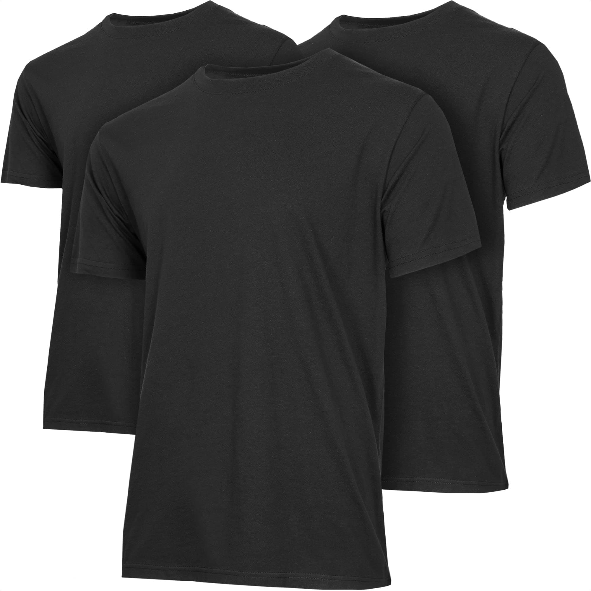 MISSION MADE Crew Neck T-Shirts (3 Pack) Tagless Tactical Military Tees for Men