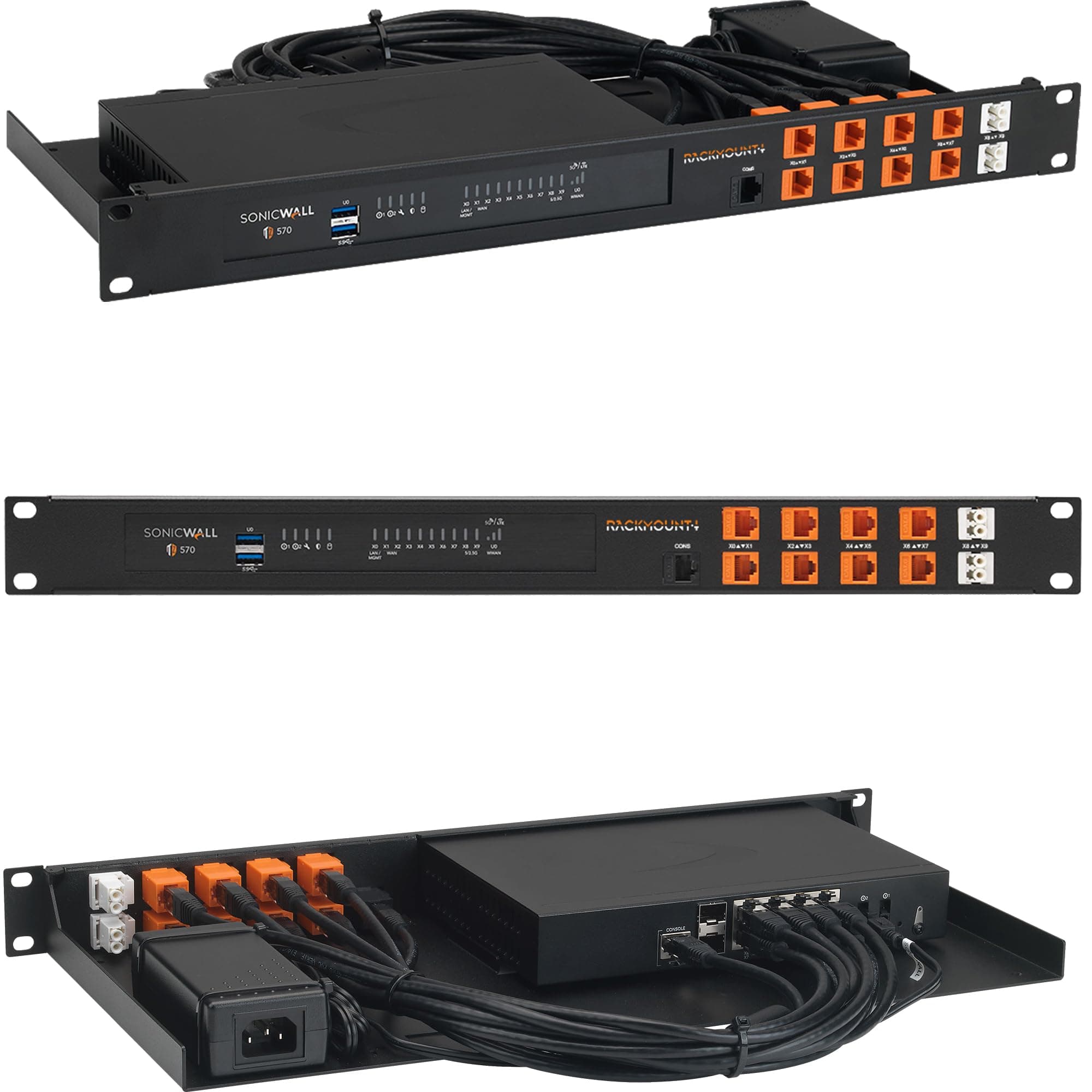 R RACKMOUNT·IT RM-SW-T9 - Kit for SonicWall TZ570 and SonicWall TZ670