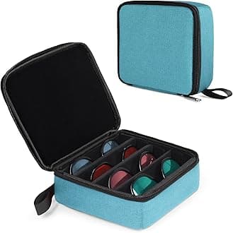 Bukere Travel Sunglasses Organizer Case, Adjustable Slot For Multiple Pairs, Portable Eyeglasses Storage Box for Men Women