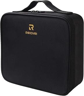 Rolling Makeup Case, Makeup Backpack Professional Makeup Artist Train Case