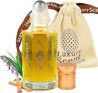 Perfume Oil Kewra Attar No.1 3ml – Long Lasting Alcohol Free Indian Fragrance – Premium Unisex Floral Aromatic Perfume Oil with Rose, Sandalwood & Green Notes by Luxury Scent